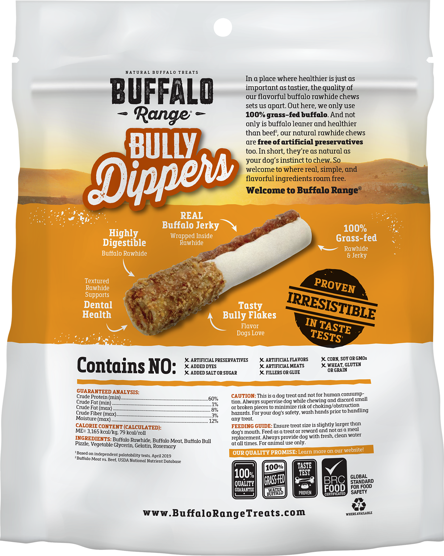 Bully Dipped Rolls Buffalo Range